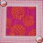 Preview: Musselin Double Gauze Muscheln pink magenta orange